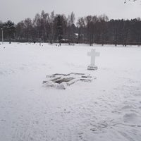 Photo taken at Алексеевский (Булганинский) пруд by irina s. on 1/21/2018