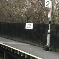 Photo taken at Dorking Deepdene Railway Station (DPD) by Lyn C. on 1/24/2020