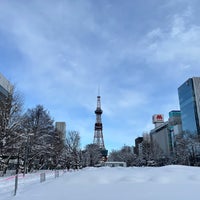 Photo taken at Odori Park by S9 on 2/24/2024