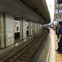 Photo taken at Hibiya Line Platform 2 by Lucas F. on 10/7/2016
