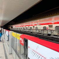 Photo taken at MRT Guandu Station by Lucas F. on 8/9/2022