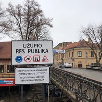 Photo taken at Užupis by Cin D. on 11/30/2019
