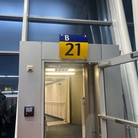 Photo taken at Gate B21 by Mary N. on 1/11/2022