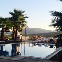 Photo taken at Anemos Hotel by Feyza B. on 8/26/2015