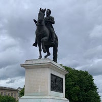 Photo taken at Statue Équestre d&#39;Henri IV by Stephen E. on 6/12/2019