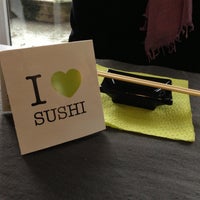 Снимок сделан в I Love Sushi пользователем Krik k. 5/5/2013