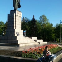 Photo taken at Памятник В.И. Ленину by Sergei S. on 5/14/2016