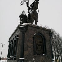 Photo taken at Памятник Князю Владимиру by Boleslav K. on 1/7/2021