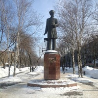 Photo taken at Памятник Славянову by Павел С. on 3/12/2013