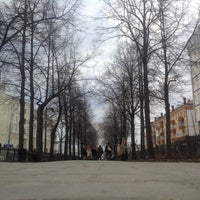 Photo taken at Аллея на Комсомольском проспекте by Павел С. on 5/3/2013
