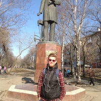 Photo taken at Памятник Славянову by Павел С. on 4/23/2013