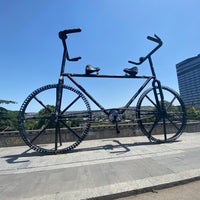 Photo taken at Gigantic Bicycle | გიგანტური ველოსიპედი by THAHER . on 7/11/2022