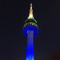 Photo taken at N Seoul Tower by Joanne Z. on 4/12/2013