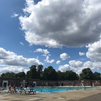 Photo taken at Brockwell Lido by Peter R. on 7/31/2018