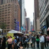 Photo taken at Garment District Outdoor Food Market by Urbanspace by Shane R. on 9/30/2014