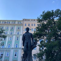 Photo taken at Sergei Yesenin Monument by Galina B. on 8/17/2020