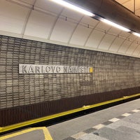 Photo taken at Metro =B= Karlovo náměstí by Selen . on 12/5/2022