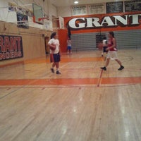 Photo taken at Grant High School - Basketball Gym by Otis H. on 11/26/2011