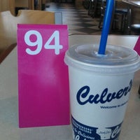 Photo taken at Culver&#39;s by Amber F. on 2/8/2012