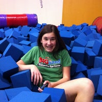 Photo taken at Big Time Trampoline Fun Center by Piper L. on 12/17/2011