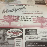 Photo taken at Medport Restaurant &amp;amp; Diner by Raven on 7/15/2012