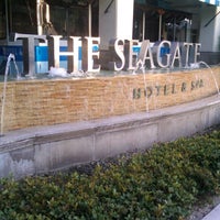 Photo taken at The Seagate Hotel &amp;amp; Spa by Cat G. on 11/30/2011