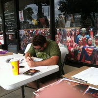 Photo taken at Heroes&amp;#39; Haven Comics by Kenneth M. on 10/29/2011