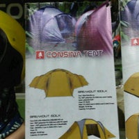 Photo taken at Consina Outdoor Store by Kurnia P. on 9/5/2012