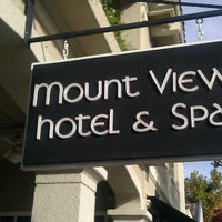 Photo taken at Mount View Hotel &amp;amp; Spa Napa Valley by Mark B. on 11/13/2011