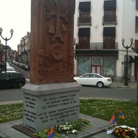Photo taken at Monument Commemoratif du Génocide Arménien by Jean-Alexis S. on 4/24/2012