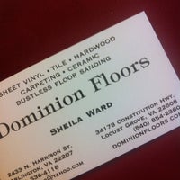 Photo taken at Dominion Floors by DeChelle H. on 4/11/2012