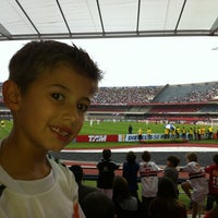 Photo taken at Camarote Stadium by Jose F. on 8/5/2012