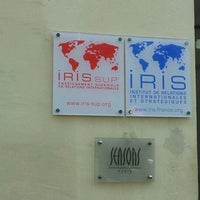 Photo taken at IRIS - Relations Internationales by Jamba M. on 5/7/2012