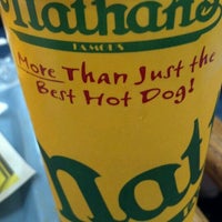 Photo taken at Nathan&amp;#39;s Famous by DrSweets P. on 1/1/2012