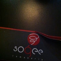 Photo taken at Sogee Sushi Lounge by Bianca P. on 12/29/2011