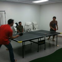 Photo taken at SocialVibe Ping Pong Table by Jesse A. on 10/1/2011