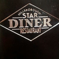 รูปภาพถ่ายที่ Hillsborough Star Diner &amp;amp; Restaurant โดย &amp;#39;Engin K. เมื่อ 1/9/2012