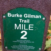 Photo taken at Burke Gilman Trail Mile Marker 7 by K!K on 11/8/2011