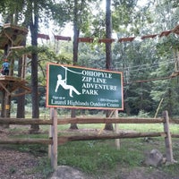Photo taken at Ohiopyle Zip-line Adventure Course by Ben F. on 8/17/2012