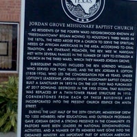 Photo taken at Jordan Grove Missionary Baptist Church by Joe D. on 2/26/2012