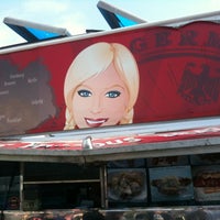 Photo taken at Germany&amp;#39;s Famous Bratwurst Truck by Jeffrey K. on 4/30/2012