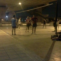 Photo taken at สนามวอลเล่ย์บอล สะพานพระราม 8 (Volleyball Court, Rama XIII Bridge) by Bundit K. on 12/16/2011