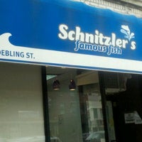 Photo taken at Schnitzler&#39;s Famous Fish by Kyle Willow B. on 5/20/2011
