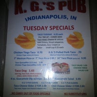 Photo taken at K.G.&#39;s Pub by Nancy S. on 1/25/2012