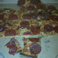 Photo taken at Domino&amp;#39;s Pizza by Virgie M. on 3/31/2012