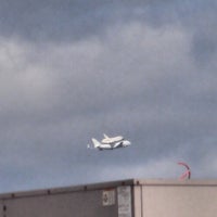 Photo taken at Space Shuttle Enterprise Flyover by James C. on 4/27/2012