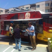 Photo taken at Germany&amp;#39;s Famous Bratwurst Truck by Andrew W. on 5/17/2012