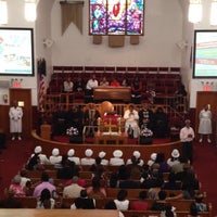 Photo taken at Greater Centennial AME Zion Church by Madeline A. on 6/10/2012