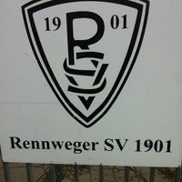 Photo taken at Sportplatz Rennweger SV by Graham B. on 3/31/2012