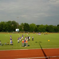 Photo taken at DeGeWo-Stadion by Matthias N. on 8/5/2012